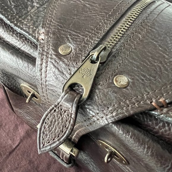 Mulberry Emmy Handbag - Darwin Dark Brown - Picture 10 of 14